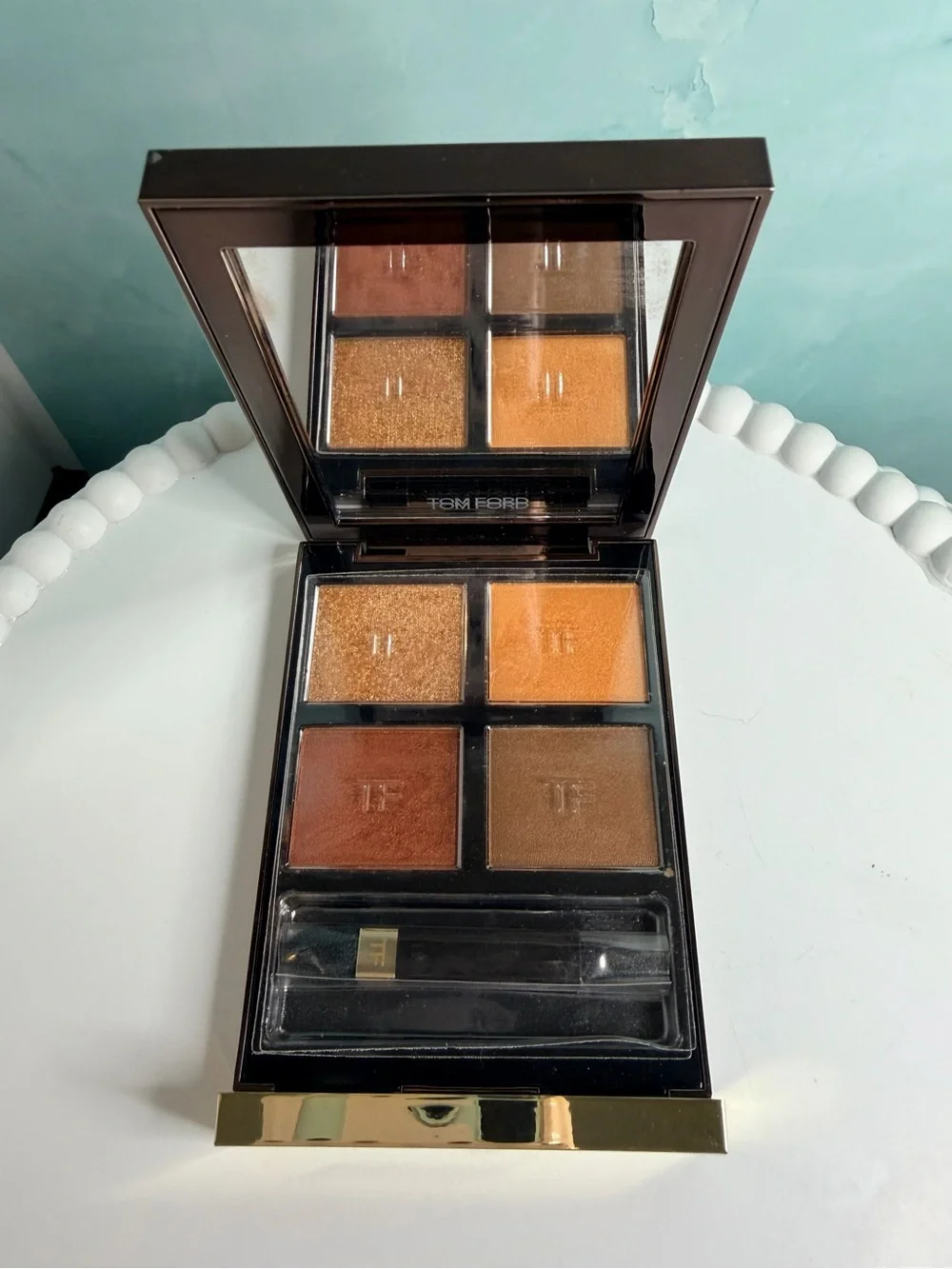 Tom Ford Eye Color Quad Eyeshadow Palette 26 Leopard Sun 0.31 oz NWOB